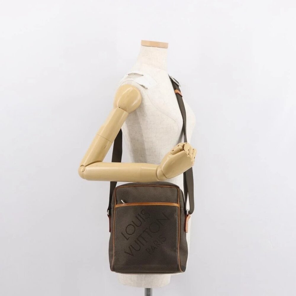 LOUIS VUITTON Damier Geant Sitadan NM Shoulder Bag Brown Tail
